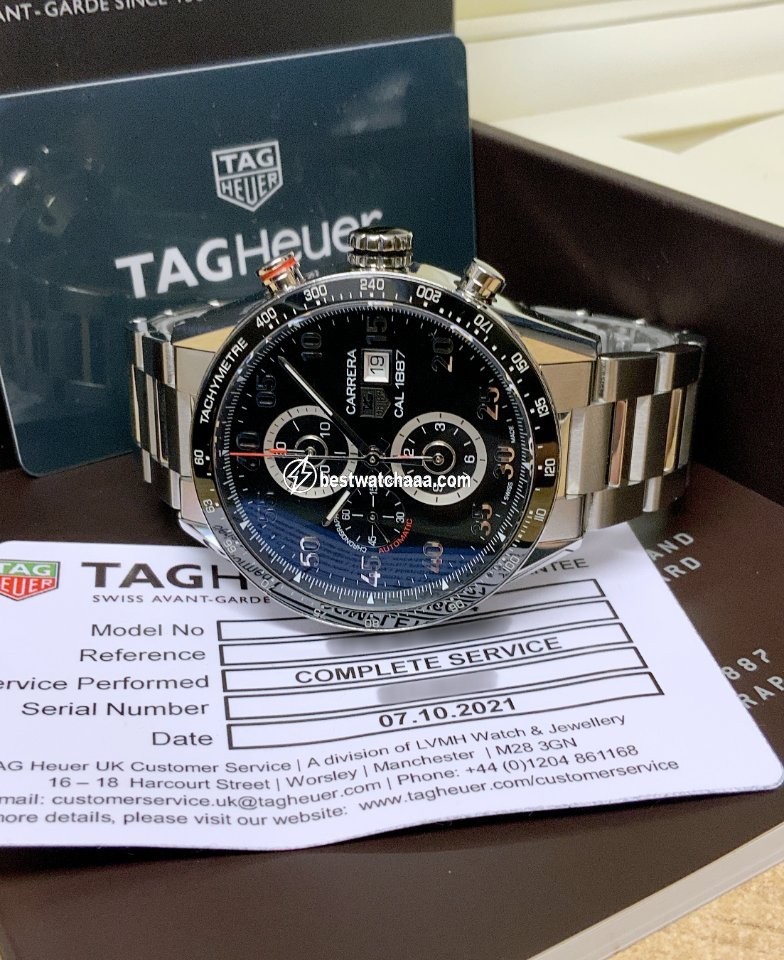 IMG_9081 TAG Heuer Carrera Calibre 1887 Mens watch Unisex Automatic Steel CAR2A10.BA0799 Replica 6
