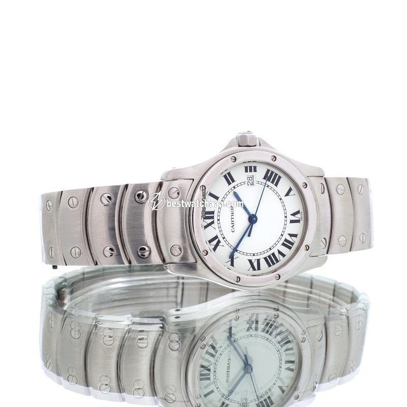 IMG_9081 Cartier Santos Quartz Steel 1561 1 Replica 6