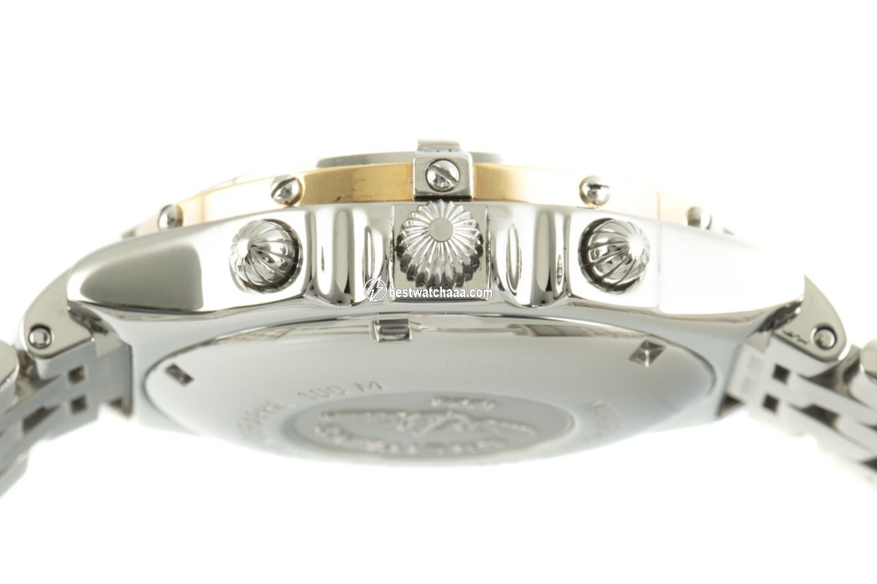 IMG_9081 Breitling Chronomat Mens watch Unisex Automatic Gold Steel D13048 Replica 6