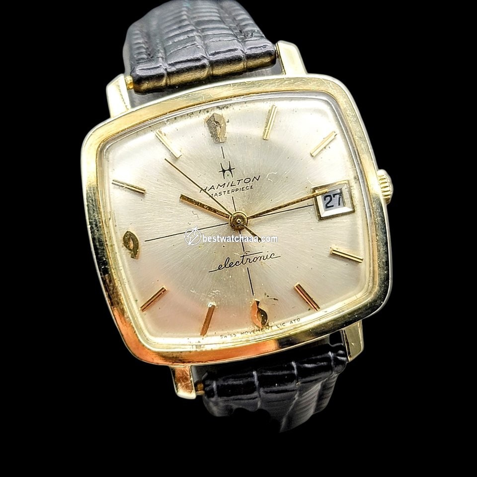 IMG_9081 Hamilton Mens watch Unisex Quartz Gold Steel Lic ATO 9154 ESA Replica 6