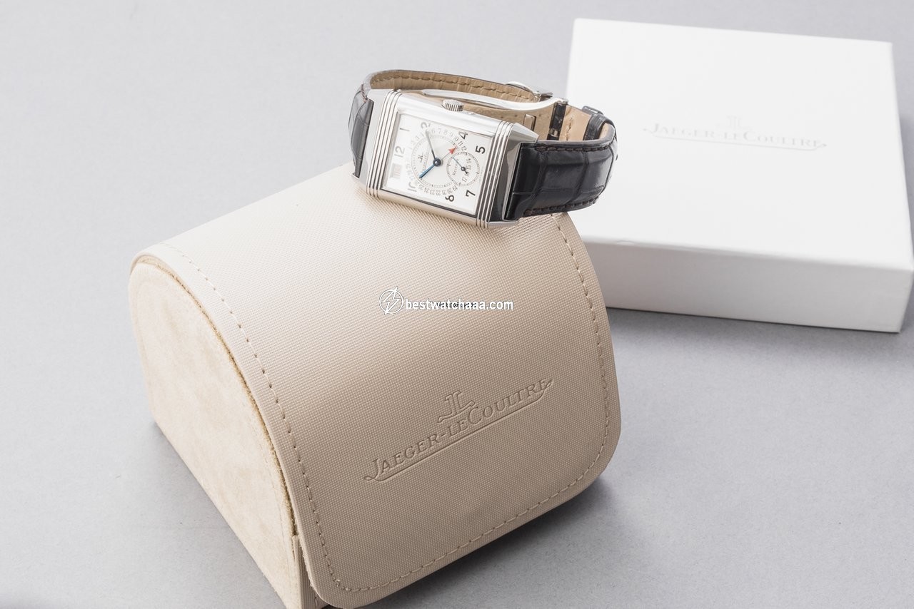 IMG_9081 Jaeger-LeCoultre Reverso Mens watch Unisex Manual winding Steel 270.8.36 Replica 6