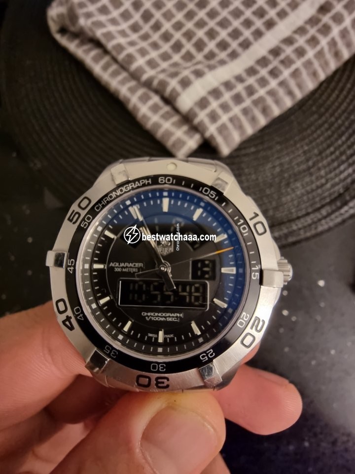 IMG_9081 TAG Heuer Aquaracer 300M Mens watch Unisex Quartz CAF1010-0 Replica 6