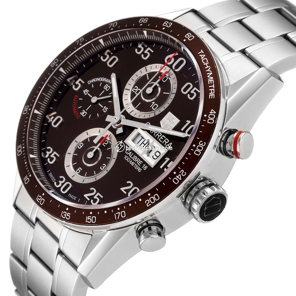 IMG_9081 TAG Heuer Carrera Calibre 16 Mens watch Unisex Automatic Steel CV2A12.FC6236 Replica 6