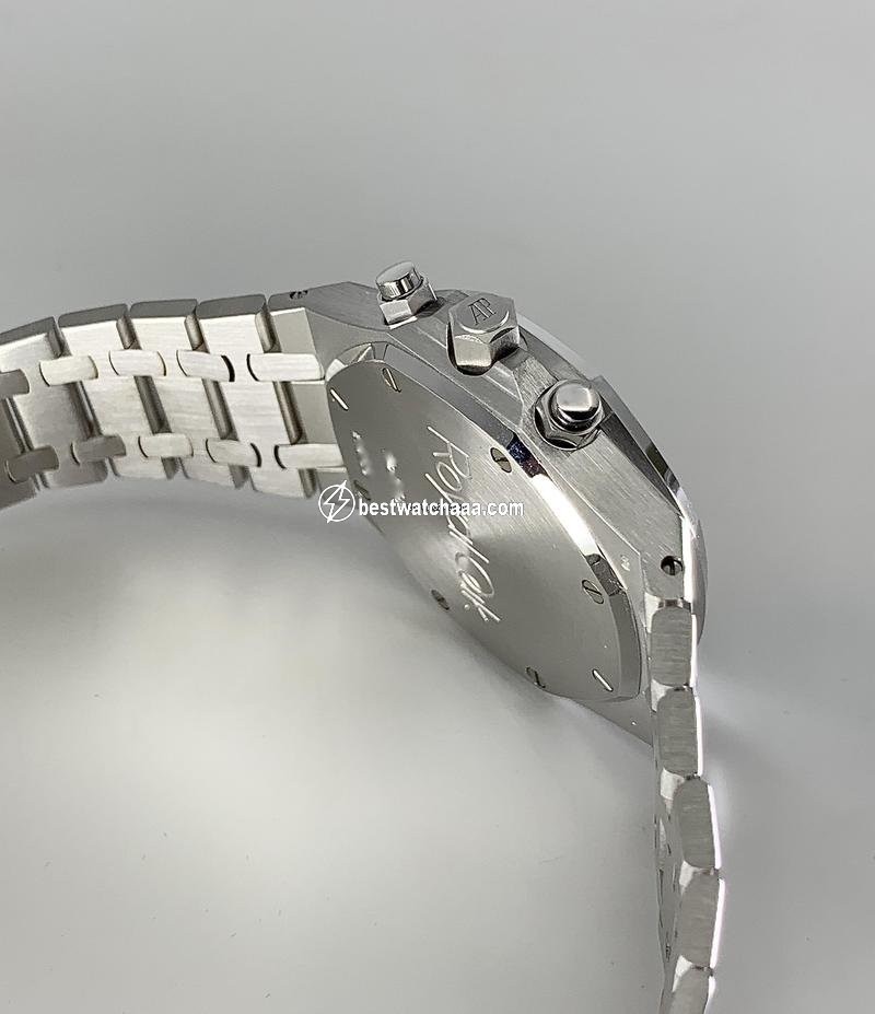 IMG_9081 Audemars Piguet Royal Oak Chronograph Automatic White gold 25960BC Replica 6