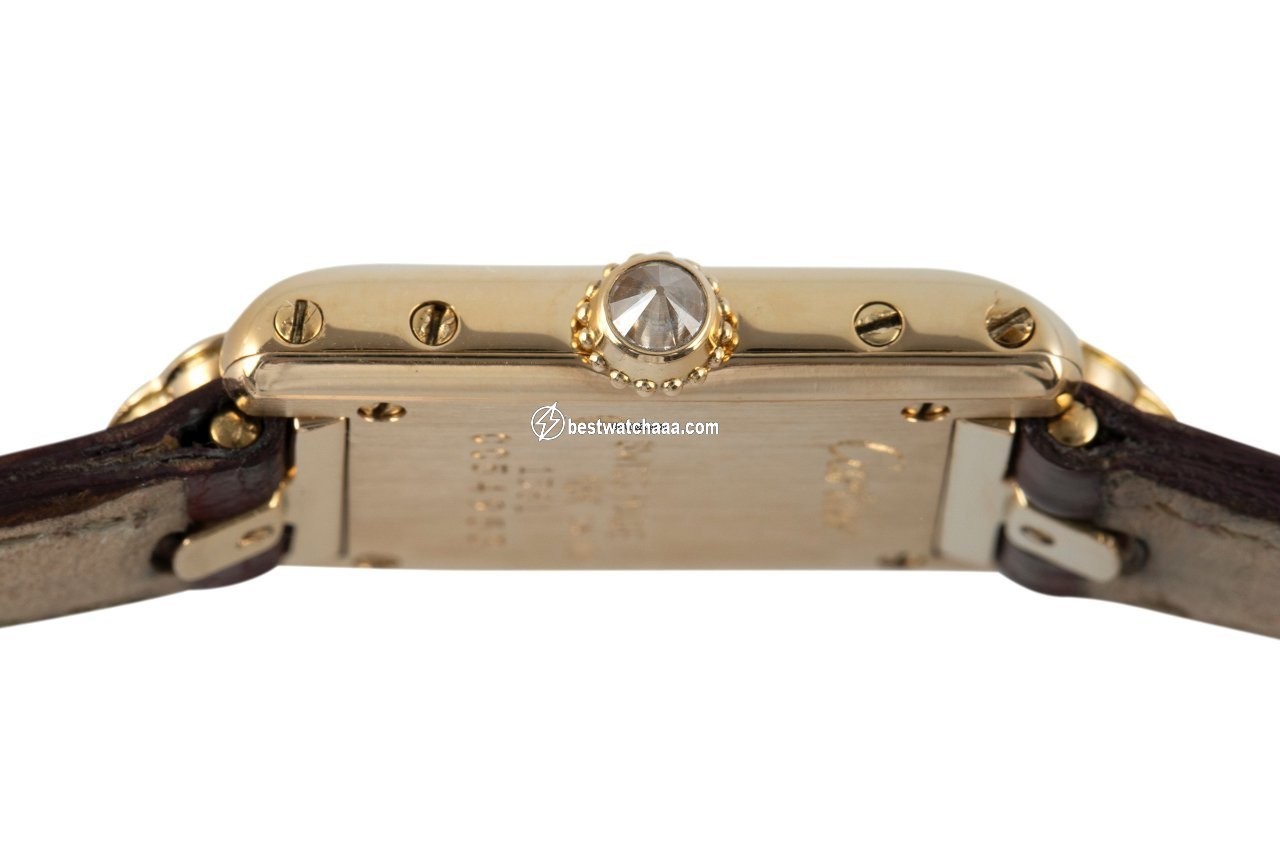 IMG_9081 Cartier Tank Womens watch Quartz Yellow gold 1361 Replica 6