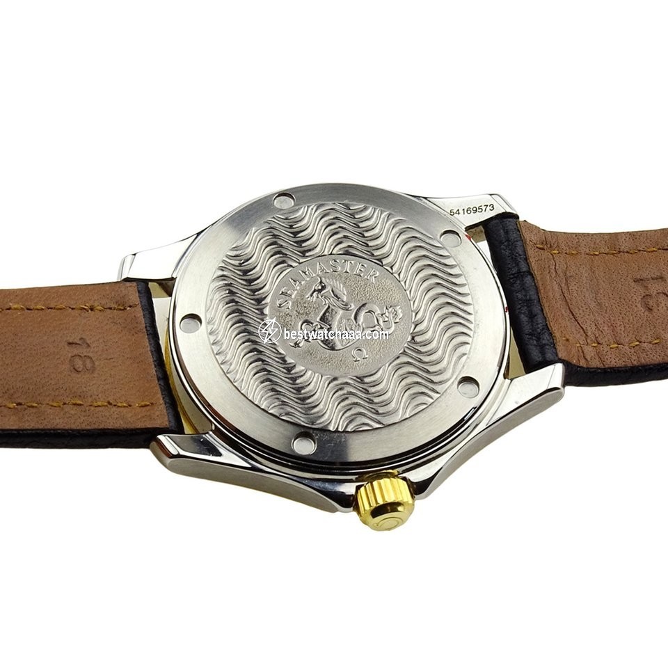 IMG_9081 Omega Seamaster Mens watch Unisex Quartz Gold Steel 2711.20.31 Replica 6