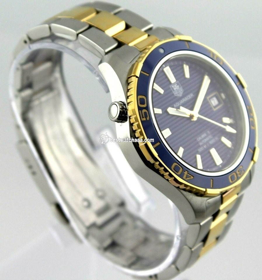 IMG_9081 TAG Heuer Aquaracer 500M Mens watch Unisex Automatic Gold Steel WAK2120.BB0835 Replica 6