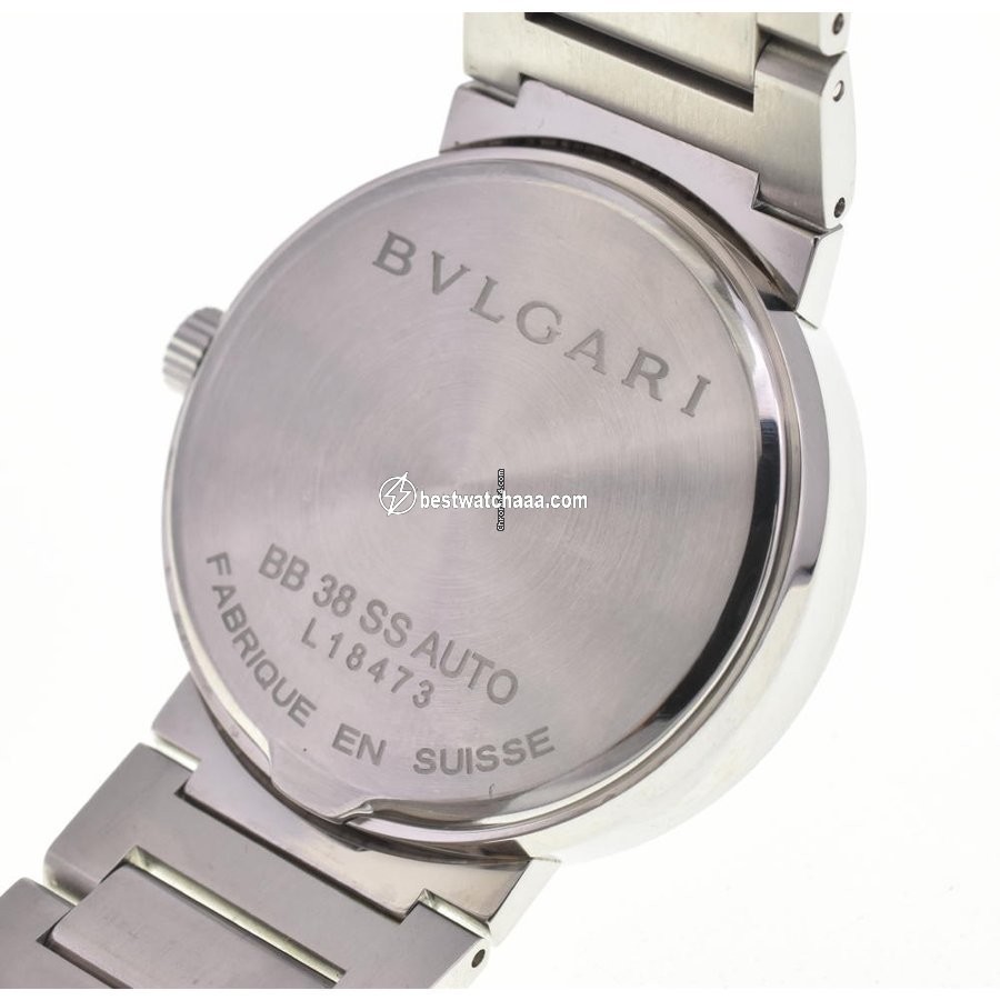 IMG_9081 Bulgari Bulgari Mens watch Unisex Automatic Steel BB38SSAUTO BB38WSSD Replica 6