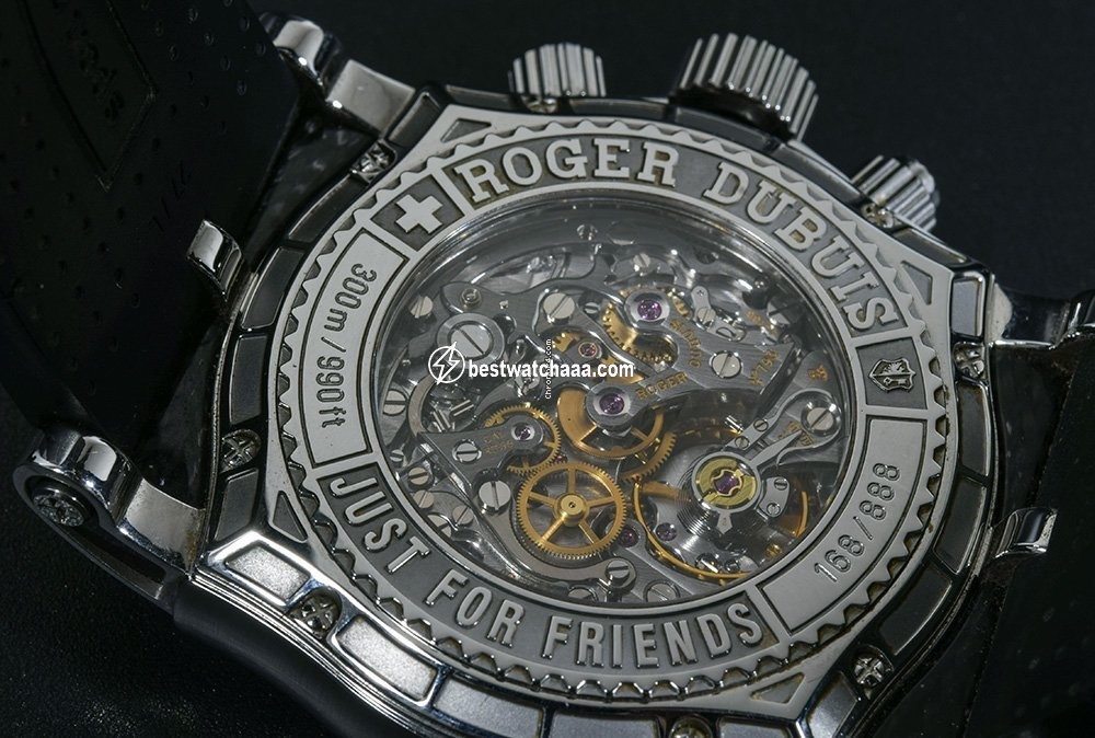 IMG_9081 Roger Dubuis Easy Diver Mens watch Unisex Automatic Silver SE46.56.9 12.53 Replica 6