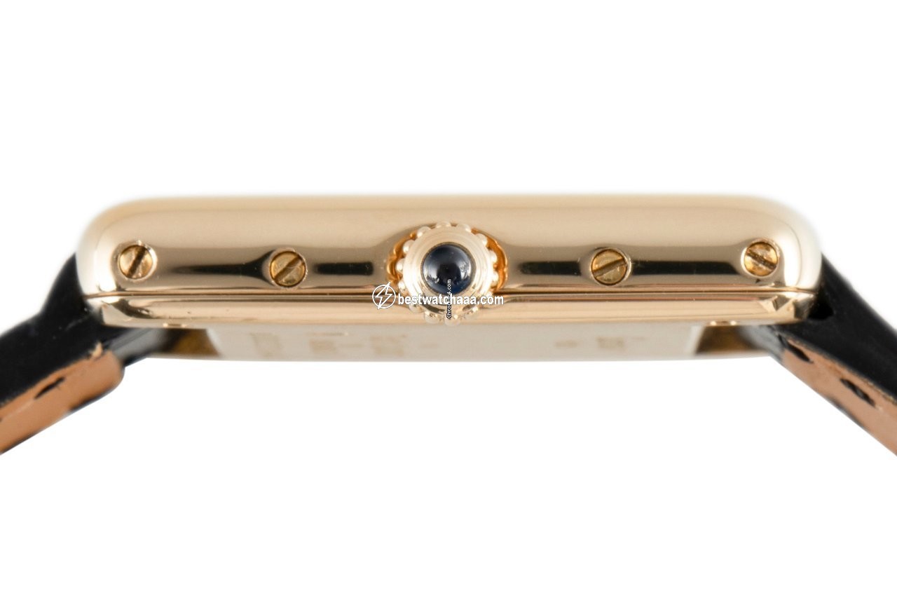 IMG_9081 Cartier Tank Womens watch Quartz Yellow gold 8660 Replica 6