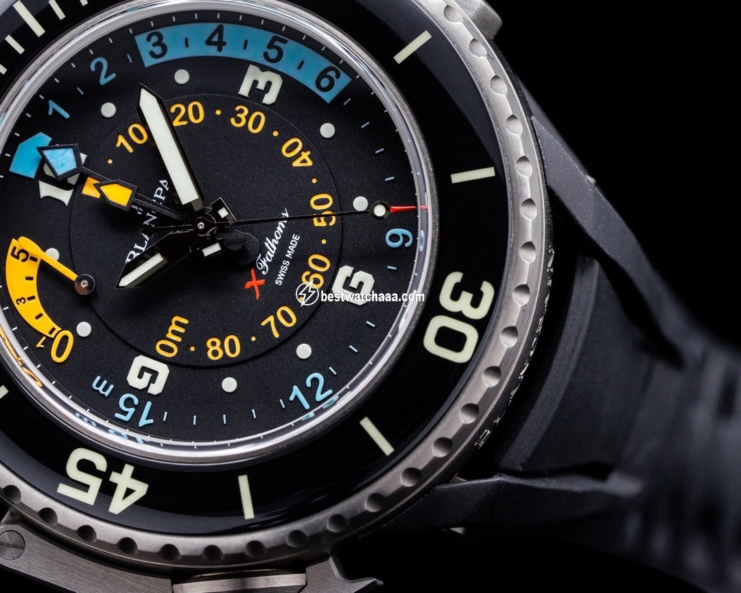 IMG_9081 Blancpain Fifty Fathoms Mens watch Unisex Automatic Steel 5018-1230-64A Replica 6