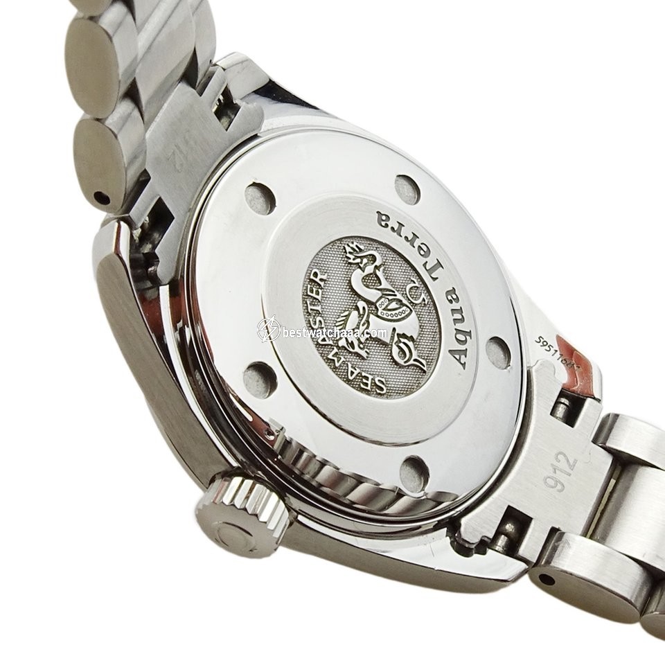 IMG_9081 Omega Seamaster Aqua Terra Womens watch Quartz Steel 2577.80.00 Replica 6