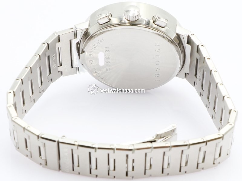 IMG_9081 Bulgari Bulgari Mens watch Unisex Automatic Steel BB38SSCH Replica 6