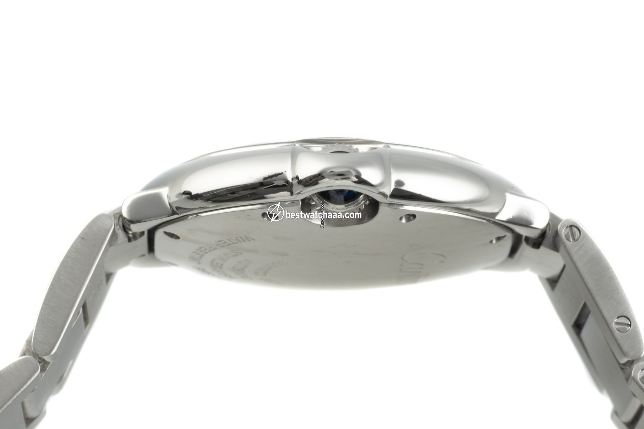 IMG_9081 Cartier Ballon Bleu 36mm Mens watch Unisex Automatic Steel W6920046 Replica 6