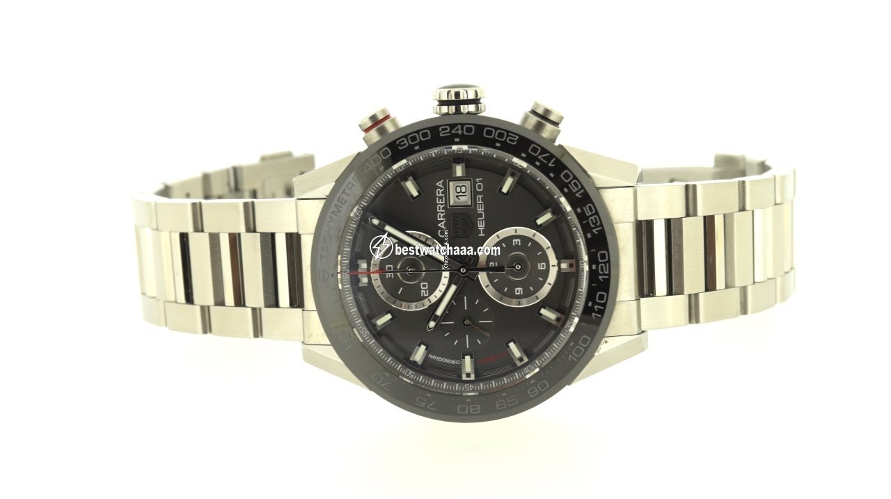 IMG_9081 TAG Heuer Carrera Calibre HEUER 01 Mens watch Unisex Automatic Steel CAR201W Replica 6