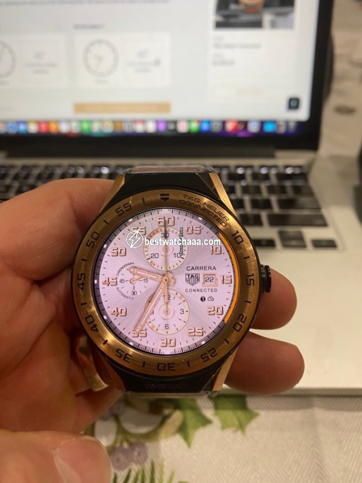 IMG_9081 TAG Heuer Connected Mens watch Unisex Quartz Rose gold SBF8A5000.32FT6110 Replica 6