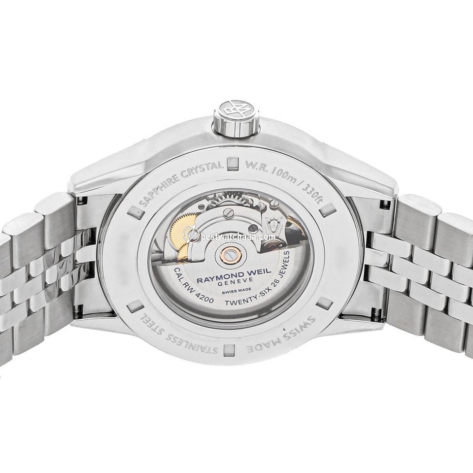 IMG_9081 Raymond Weil Freelancer Mens watch Unisex Automatic Steel 2731-ST-50001 Replica 6