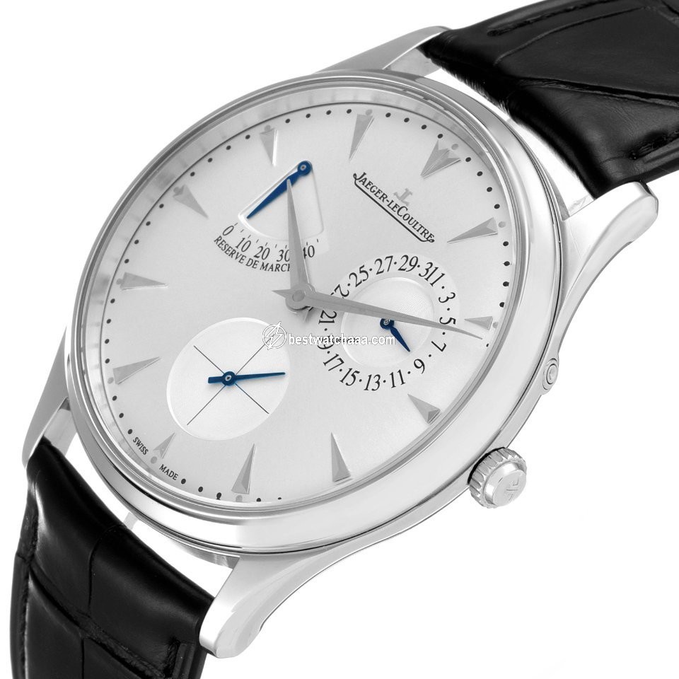 IMG_9081 Jaeger-LeCoultre Master Ultra Thin Reserve de Marche Mens watch Unisex Automatic Steel Q1378420 Replica 6