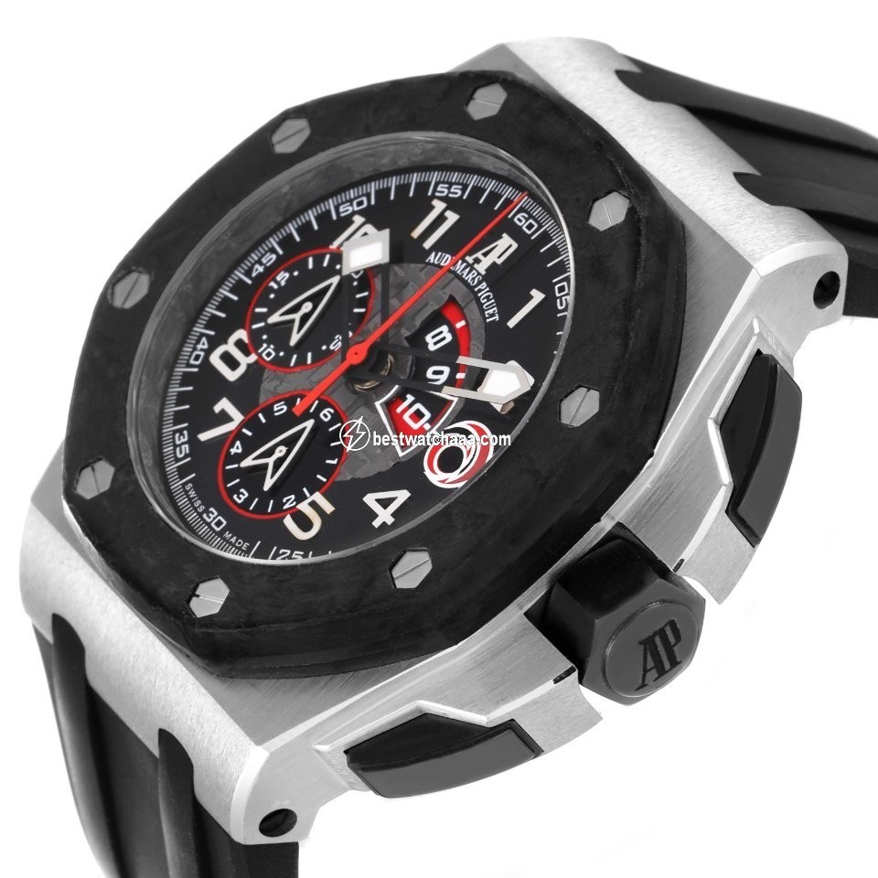IMG_9081 Audemars Piguet Royal Oak Offshore Chronograph Mens watch Unisex Automatic Platinum 26062PT.OO.A002CA.01 Replica 6