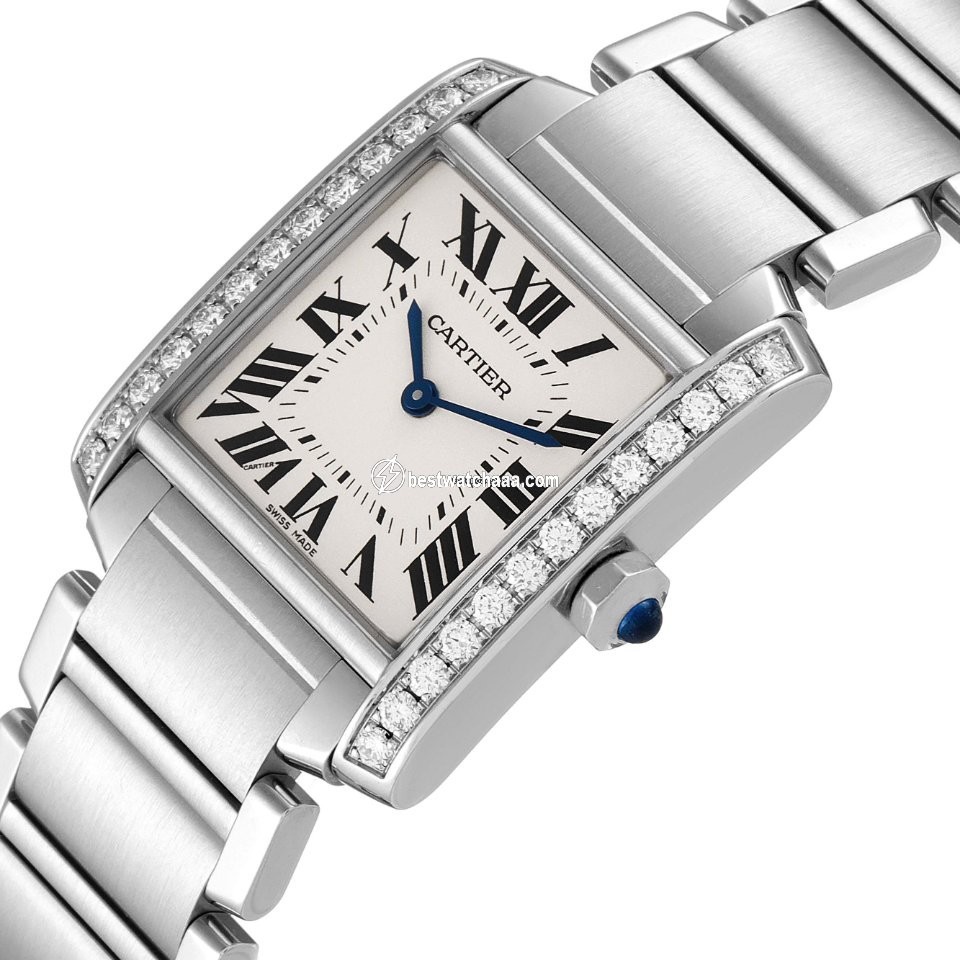 IMG_9081 Cartier Tank Francaise Womens watch Quartz W4TA0009 Replica 6
