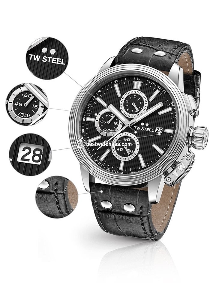 IMG_9081 TW Steel Mens watch Unisex Quartz Steel CE7001 Replica 6