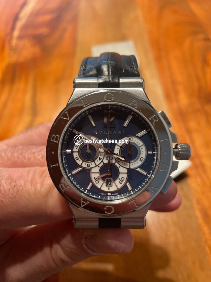 IMG_9081 Bulgari Diagono Mens watch Unisex Automatic Steel DG42C3SLDCH Replica 6