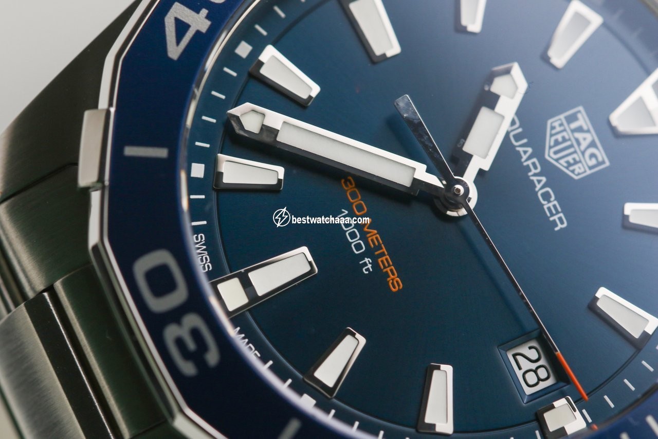 IMG_9081 TAG Heuer Aquaracer 300M Mens watch Unisex Quartz Steel WAY111C.BA0928 Replica 6