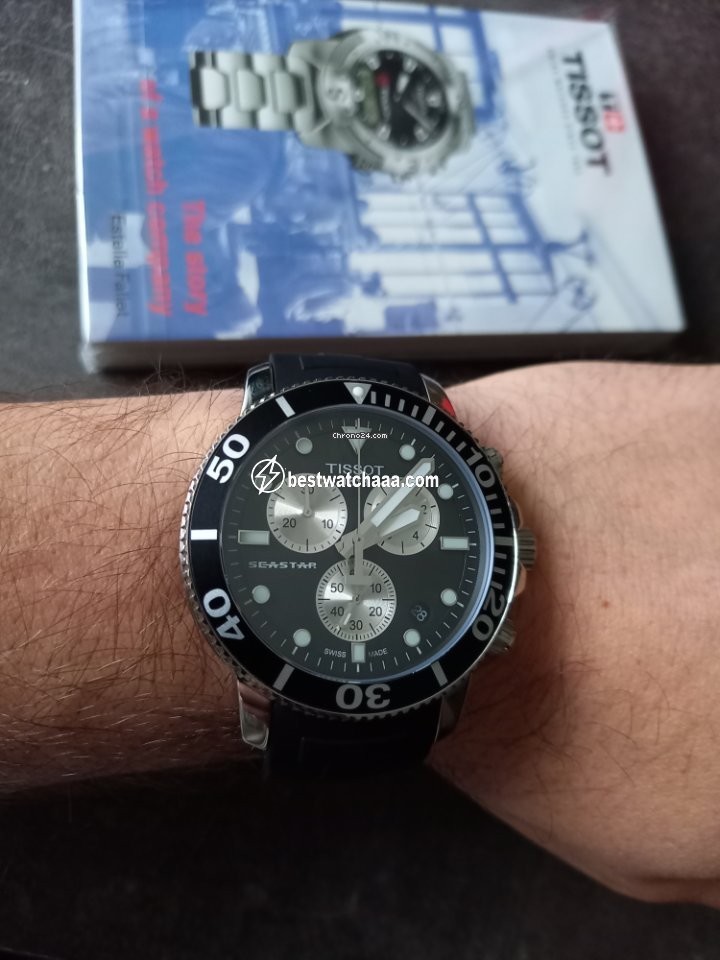 IMG_9081 Tissot Seastar 1000 Mens watch Unisex Quartz Steel T120.417.17.051.00 Replica 6