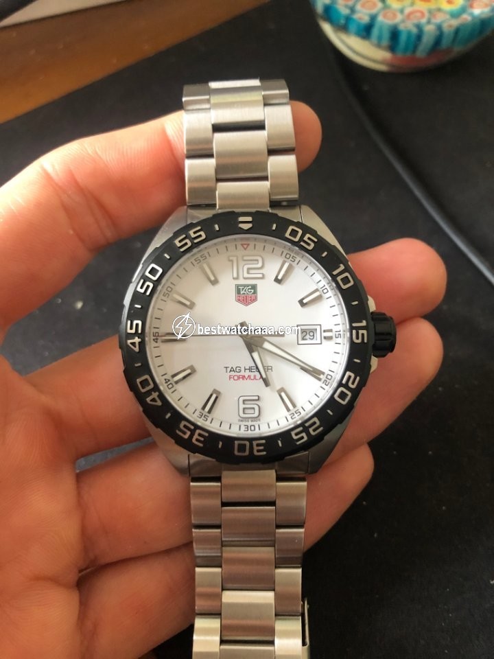 IMG_9081 TAG Heuer Formula 1 Quartz Mens watch Unisex Quartz Steel WAZ1111.BA0875 Replica 6