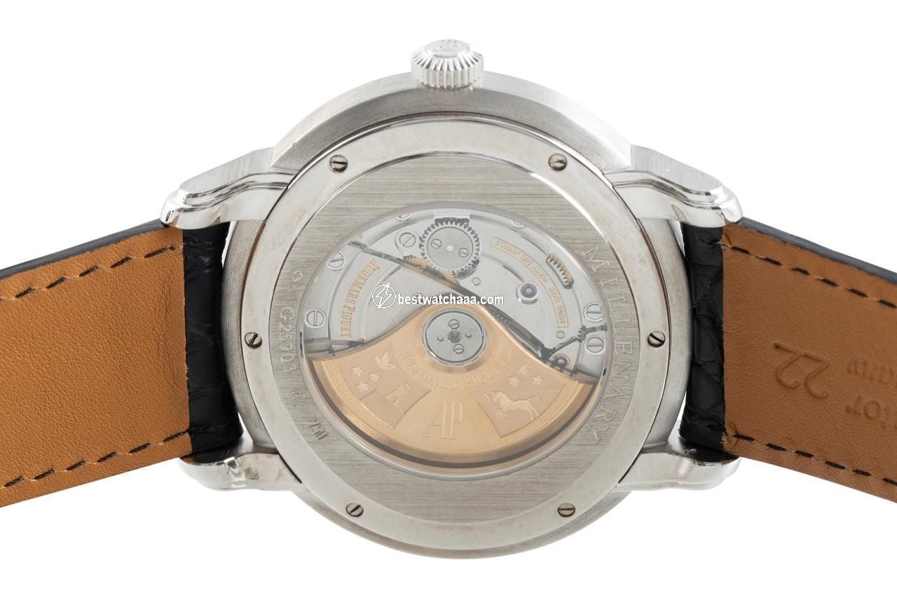 IMG_9081 Audemars Piguet Millenary Mens watch Unisex Automatic White gold 15320BC.OO.D002CR.01 Replica 6