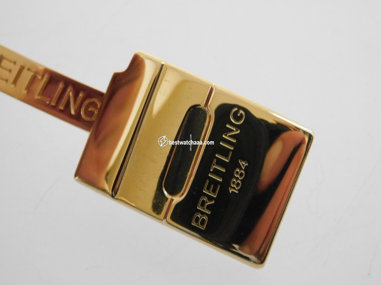 IMG_9081 Breitling Chronomat Mens watch Unisex Automatic Yellow gold K 13352 Replica 6