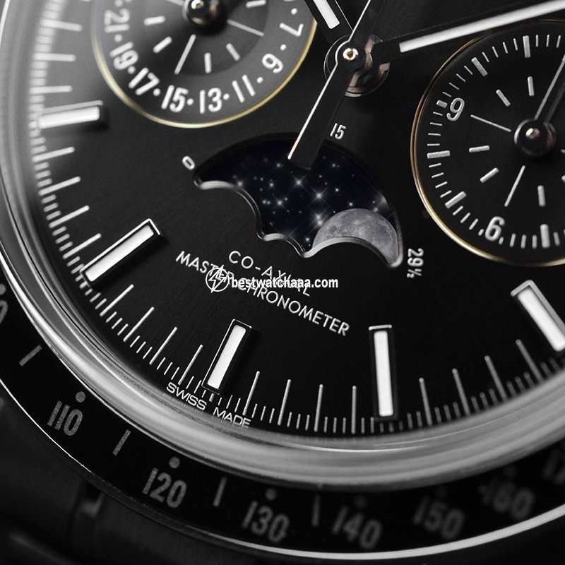 IMG_9081 Omega Speedmaster Professional Moonwatch Moonphase Mens watch Unisex Steel 304.30.44.52.01.001 Replica 6