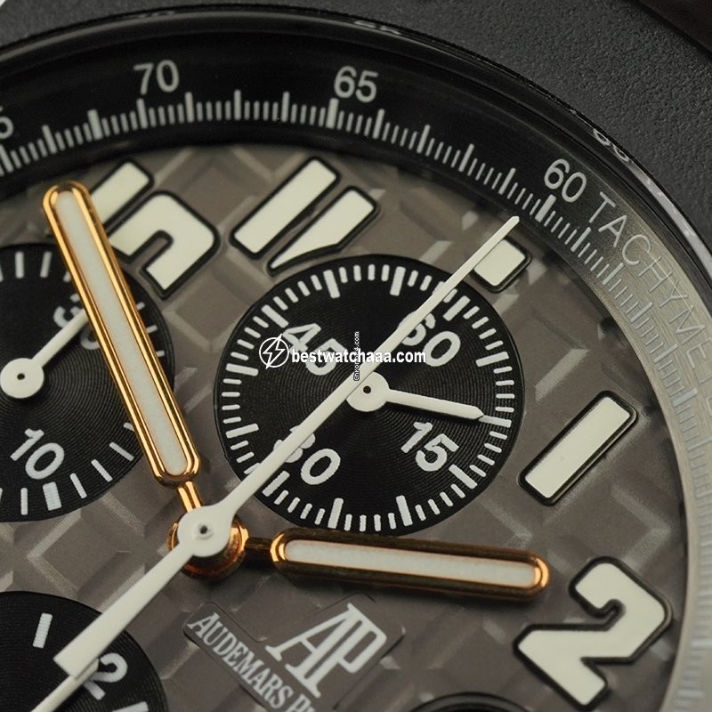 IMG_9081 Audemars Piguet Royal Oak Offshore Chronograph Mens watch Unisex Rose gold 25940OK.OO.D002CA.01 Replica 6