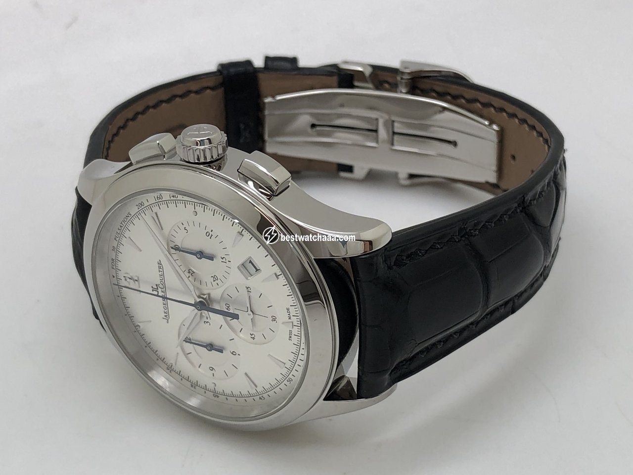 IMG_9081 Jaeger-LeCoultre Master Chronograph Mens watch Unisex Automatic Steel 174.8.C1 Replica 6