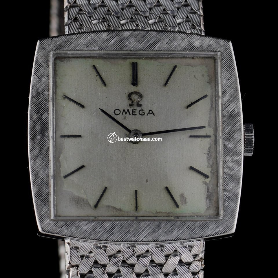 IMG_9081 Omega Womens watch Manual winding White gold Ref: 111061 Replica 6