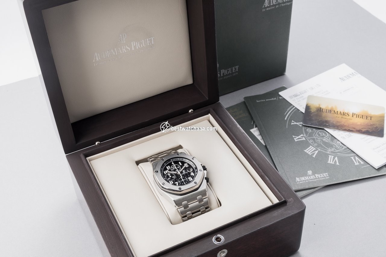 IMG_9081 Audemars Piguet Royal Oak Offshore Chronograph Mens watch Unisex Titanium 25721TI.OO.1000TI.06.A Replica 6