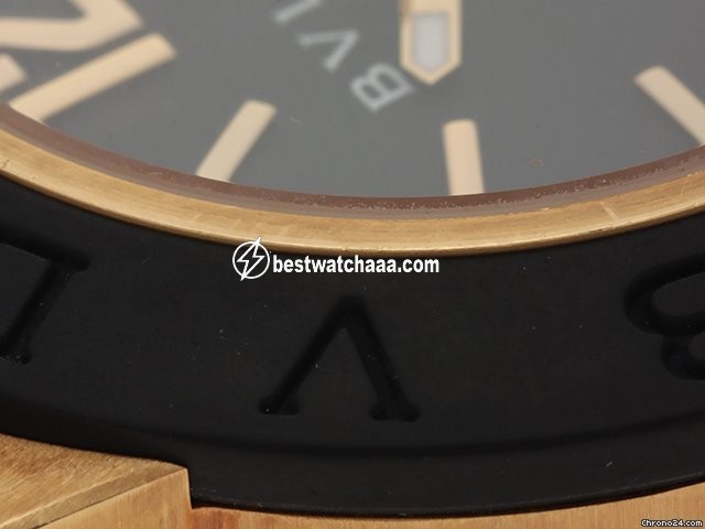 IMG_9081 Bulgari Diagono Mens watch Unisex Automatic Yellow gold AL38G Replica 6