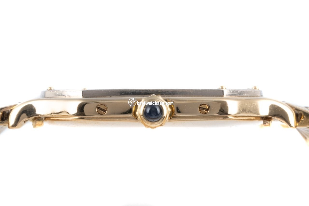 IMG_9081 Cartier Santos Dumont Womens watch Manual winding Yellow gold 9606 Replica 6