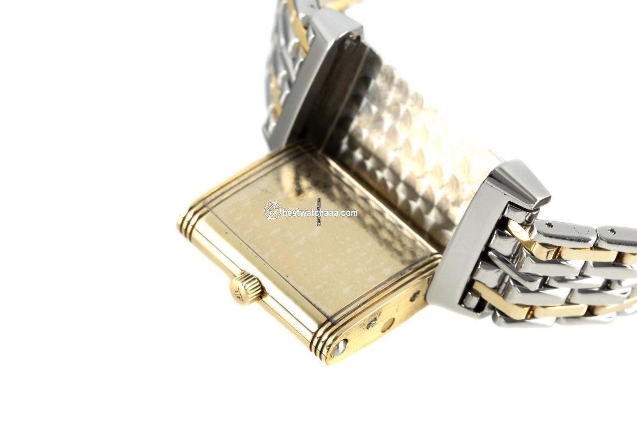 IMG_9081 Jaeger-LeCoultre Reverso Lady Womens watch Quartz Gold Steel 260.5.08 Replica 6