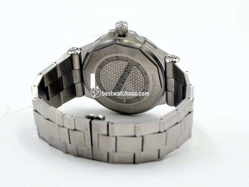 IMG_9081 Bulgari Diagono Mens watch Unisex Automatic Steel DP42SSD Replica 6