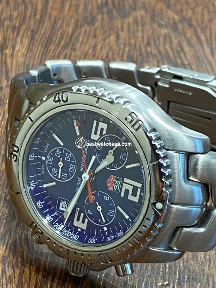IMG_9081 TAG Heuer Link Quartz Mens watch Unisex Quartz Steel CT1110 HP6324 Replica 6