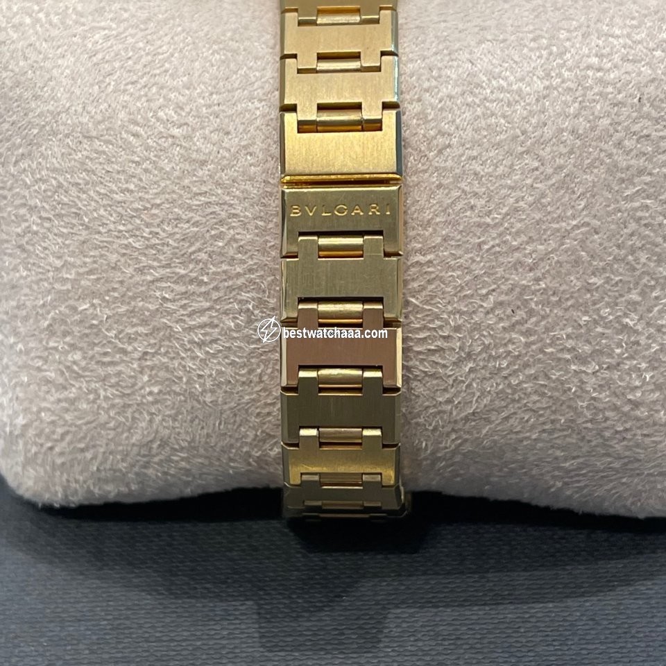 IMG_9081 Bulgari Bulgari Womens watch Quartz Yellow gold BB 26 GG Replica 6