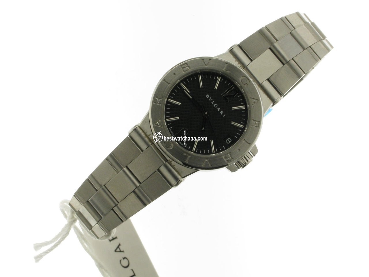 IMG_9081 Bulgari Diagono Mens watch Unisex Quartz Steel DG29BSSD Replica 6