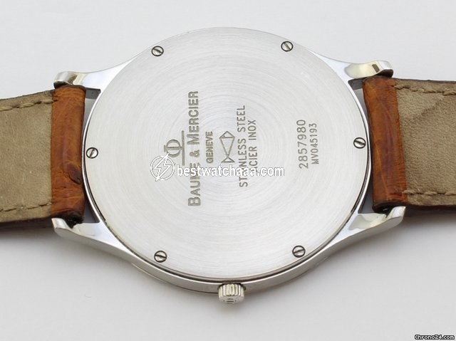 IMG_9081 Baume & Mercier Classima Mens watch Unisex Quartz Steel MV045193 Replica 6