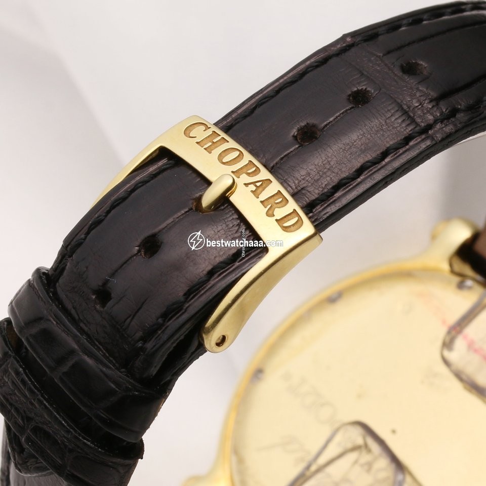 IMG_9081 Chopard Happy Sport Womens watch Quartz Yellow gold 28 3528 Replica 6