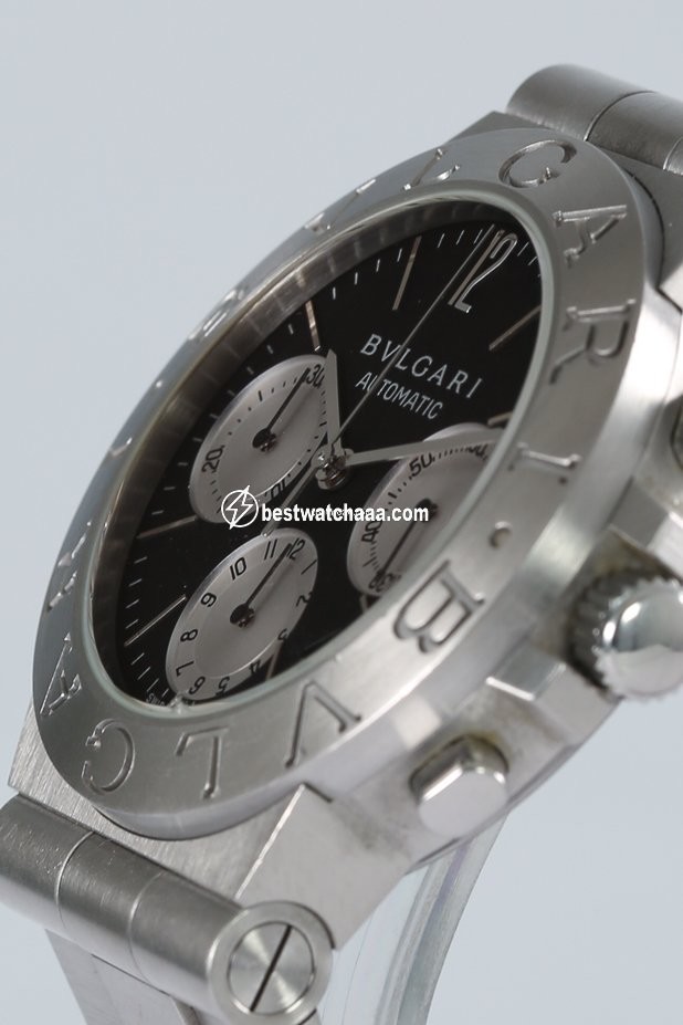 IMG_9081 Bulgari Diagono Mens watch Unisex Automatic Steel CH35S Replica 6