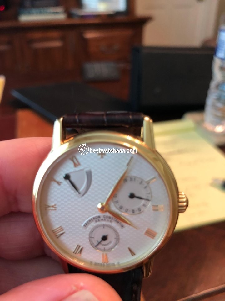 IMG_9081 Vacheron Constantin Patrimony Mens watch Unisex Manual winding Yellow gold 47200 000J Replica 6