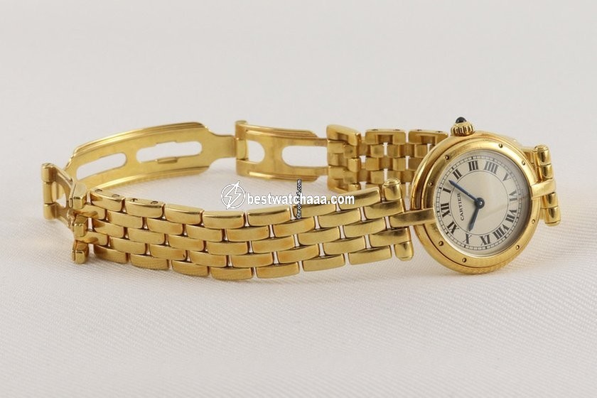 IMG_9081 Cartier Panthere Womens watch Quartz Yellow gold 8057921 Replica 6