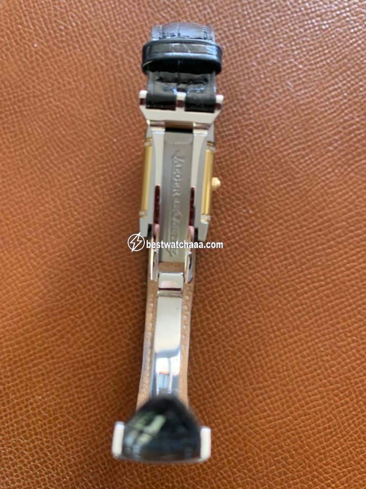 IMG_9081 Jaeger-LeCoultre Reverso Duetto Womens watch Manual winding Gold Steel 266.5.44 Replica 6