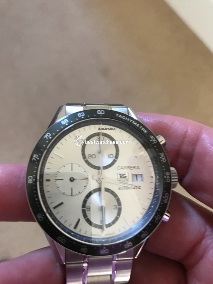 IMG_9081 TAG Heuer Carrera Calibre 16 Mens watch Unisex Automatic Steel CV2011 Replica 6